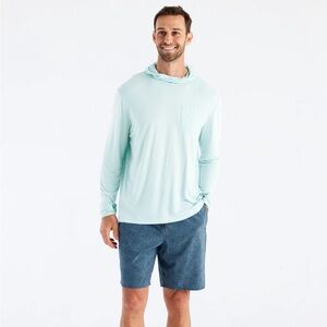 Free Fly Apparel Light Blue Long Sleeve Tee